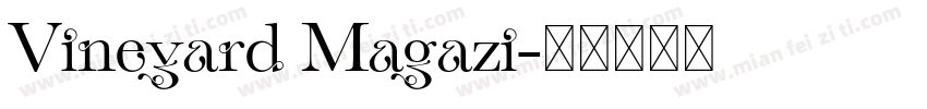 Vineyard Magazi字体转换